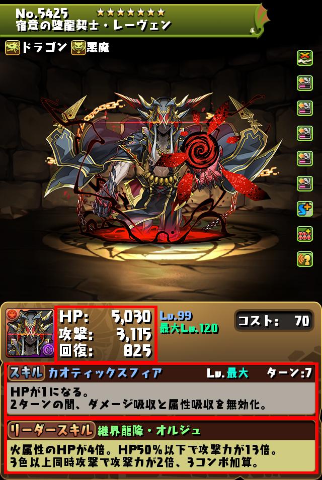 モンスター能力調整 パズル ドラゴンズ