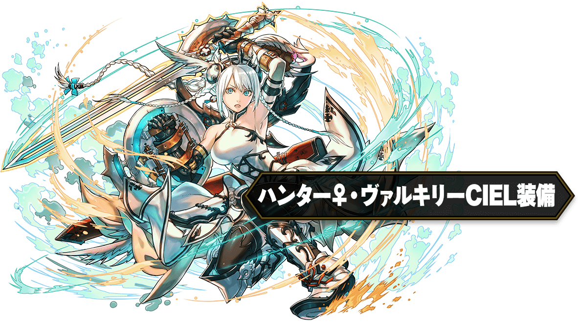 ハンター♀・ヴァルキリーCIEL装備
