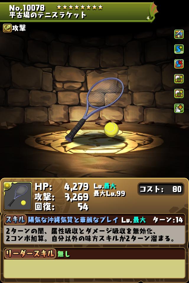 平古場のテニスラケット