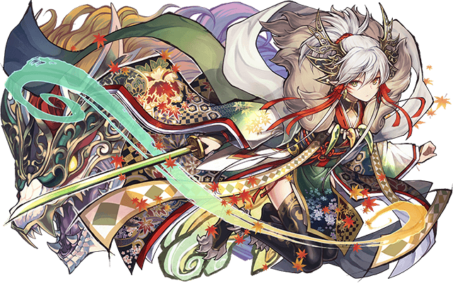 山神の風龍喚士・カエデ